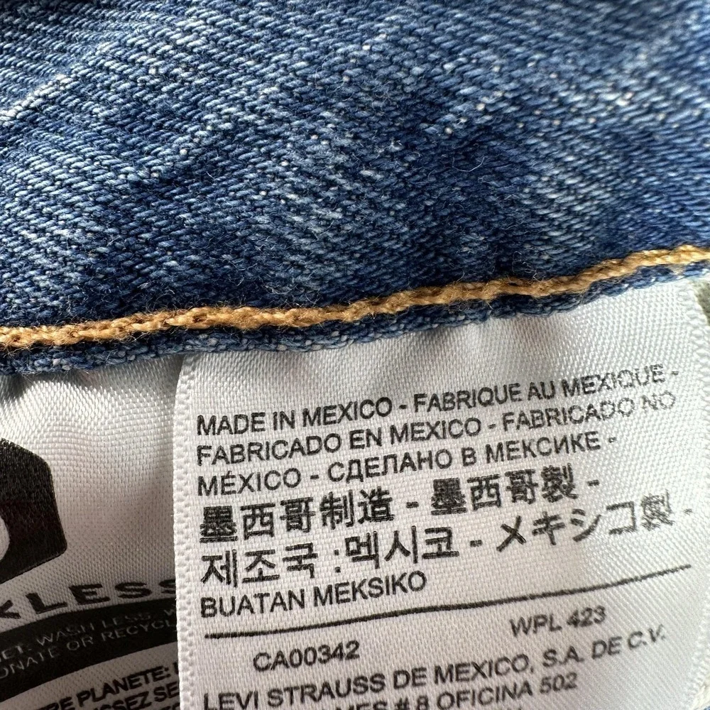 Levi's 501 Jeans Mens 36x31 Blue Regular Straight Denim Button Fly Casual Modern
